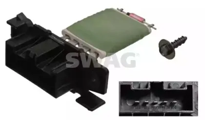 40 10 0043 SWAG Сопротивление, вентилятор салона 40 10 0043 SWAG Сопротивление, вентилятор салона